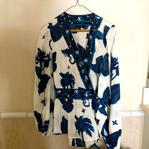 Banana Republic wrap top- never worn!